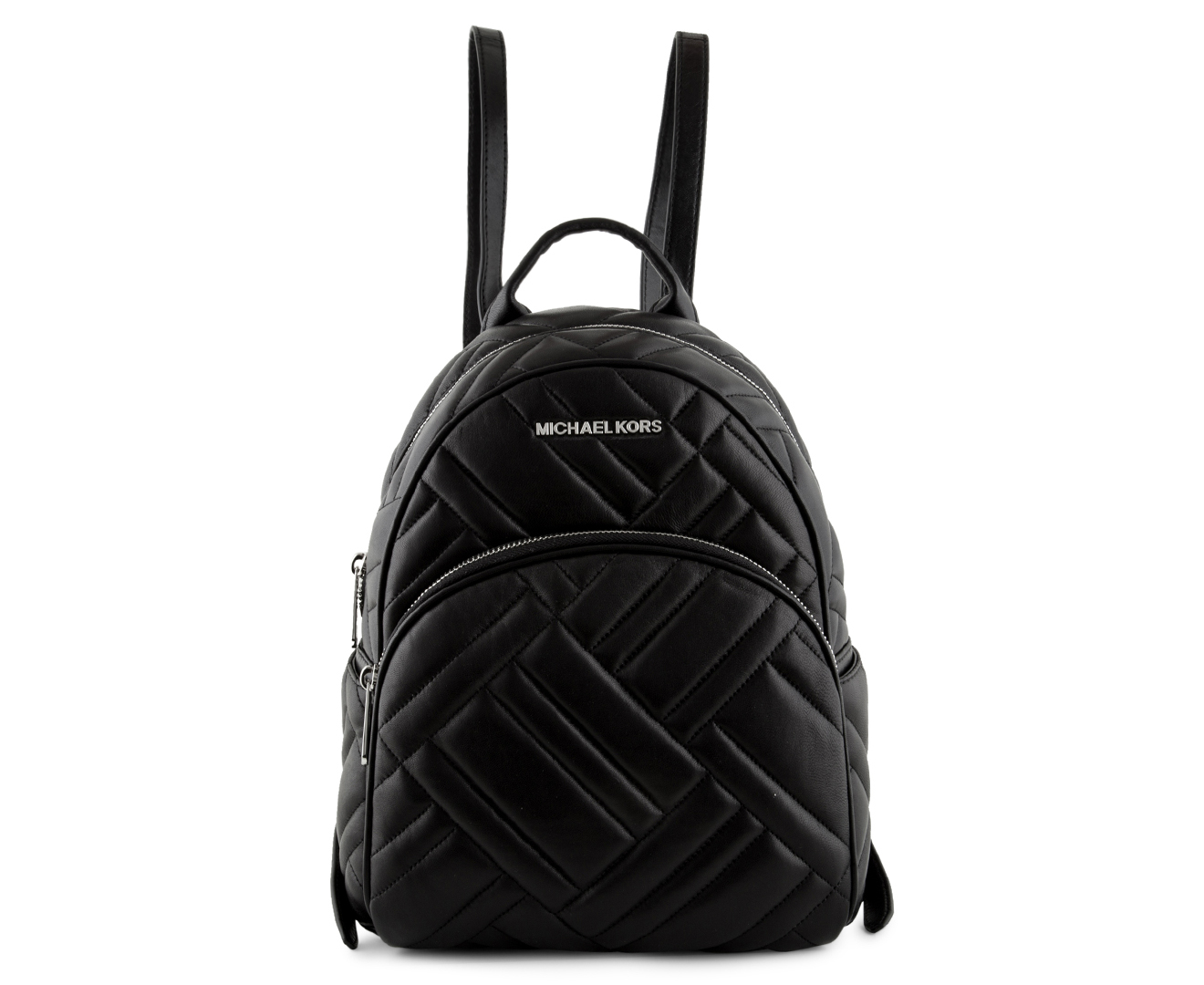 michael kors abbey medium backpack black