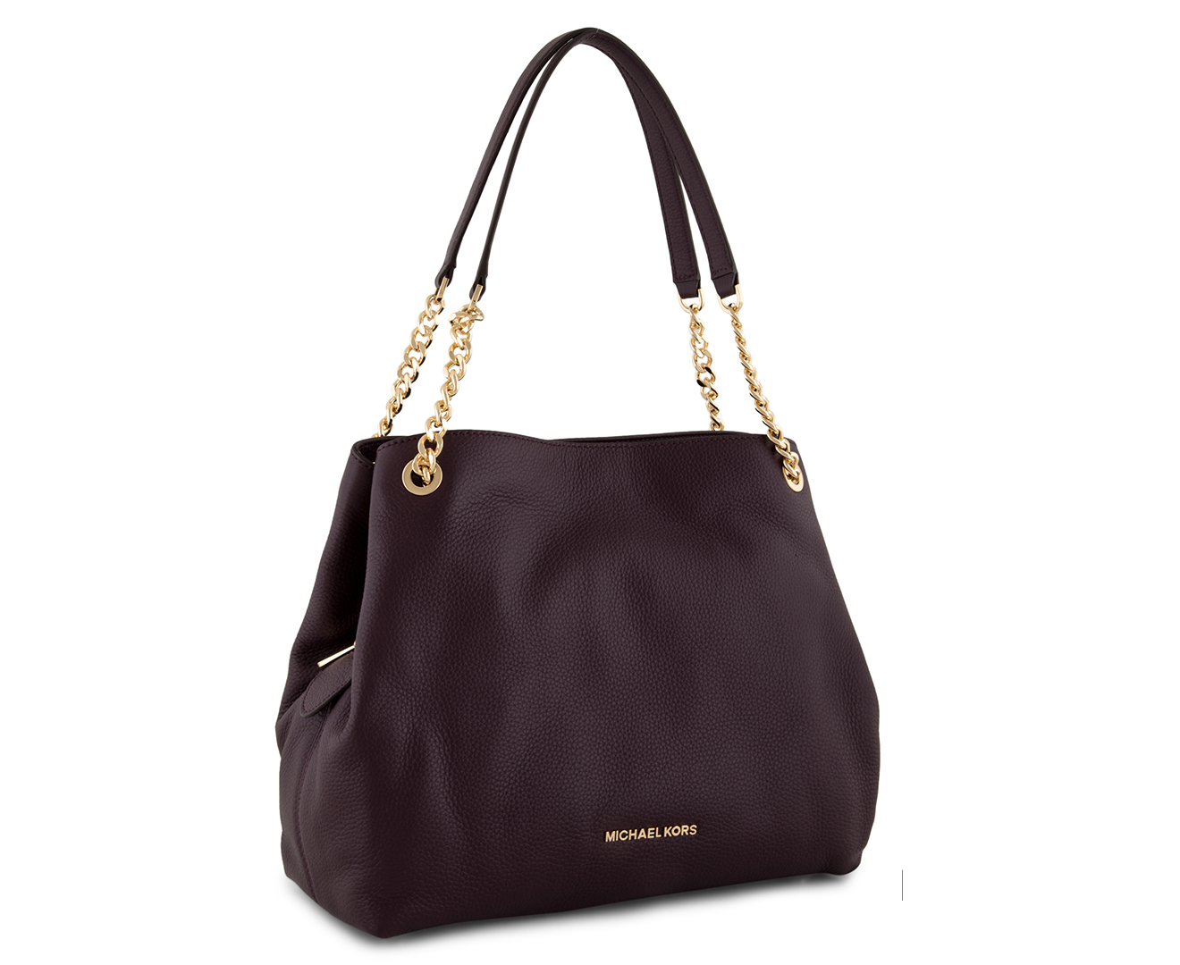 Michael Kors Jet Set Item Large Chain Shoulder Tote Damson M