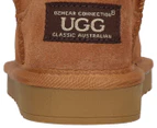 OZWEAR Connection Kids' I Love Dogs Mini Ugg Boot - Chestnut