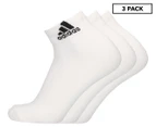 Adidas Performance Thin Ankle Sock 3-Pack - White