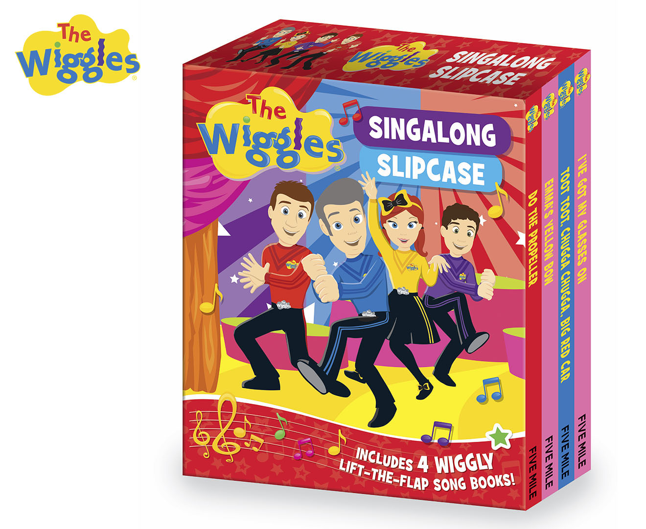 The Wiggles Singalong Lift The Flap Book Slipcase And Cd Nz