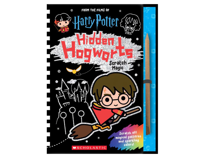 Harry Potter Hidden Hogwarts Scratch Magic Activity Book