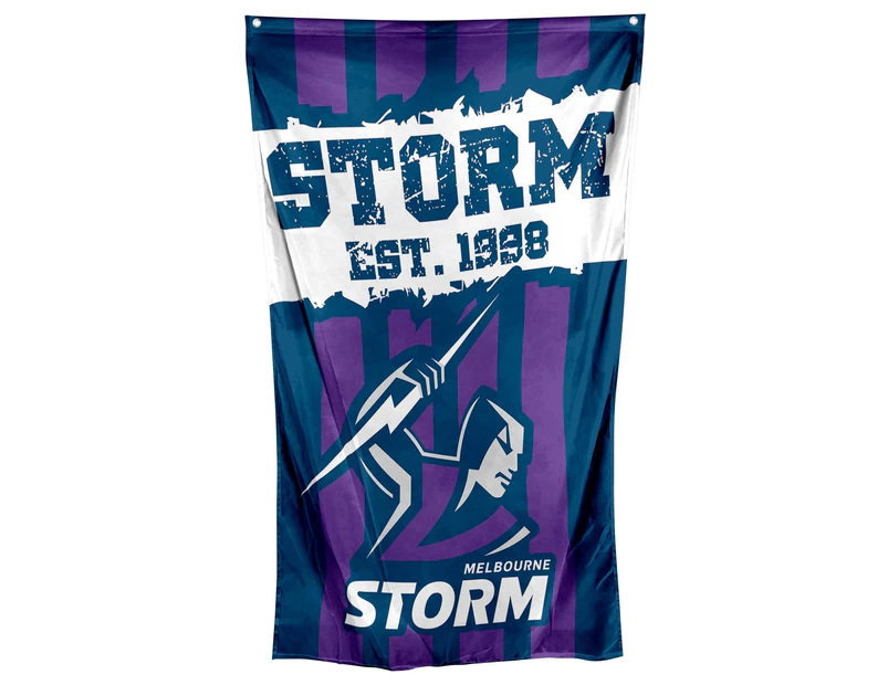 Melbourne Storm NRL Cape Wall Flag Banner