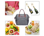 LOKASS Women's Lunch Bag-Grey
