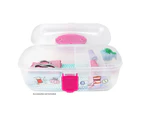 Hobby Sewing Storage Box Clear