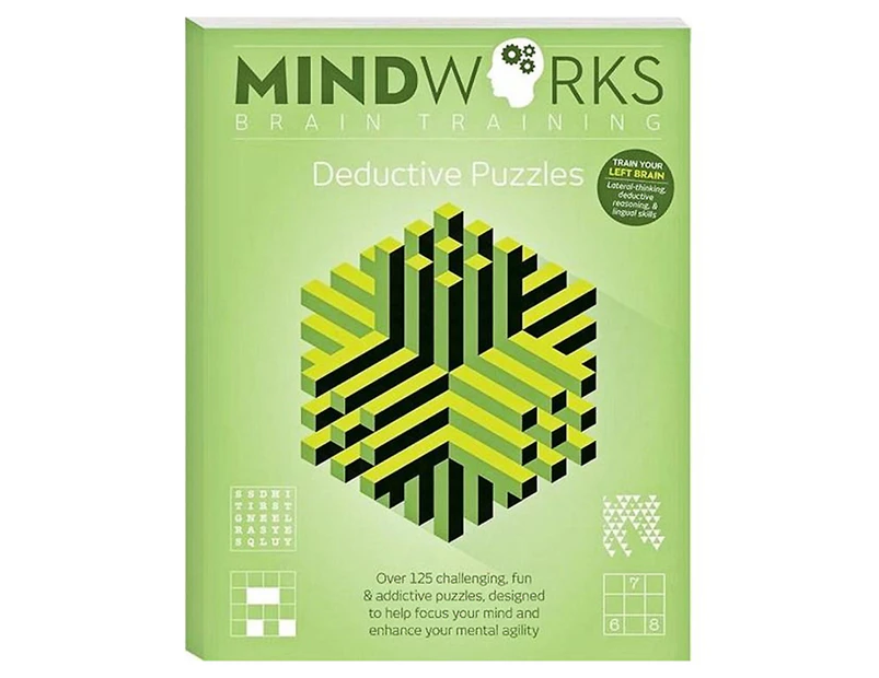 Mindworks Brain Training: Deductive Puzzles Paperback Book