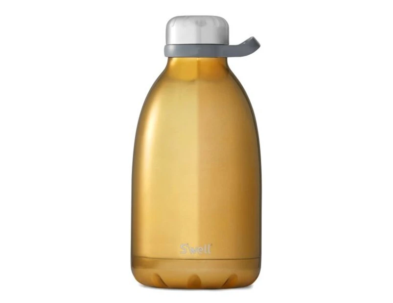 S'well roamer bottle metallic collection in yellow gold (multiple sizes) by Until.