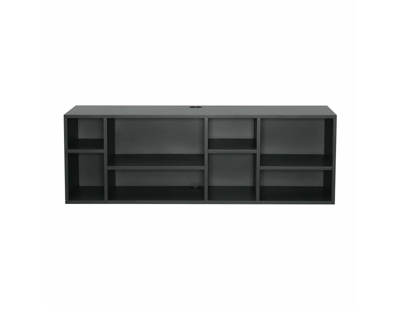 Wilkie - Media Unit - Charcoal Grey Lacquer