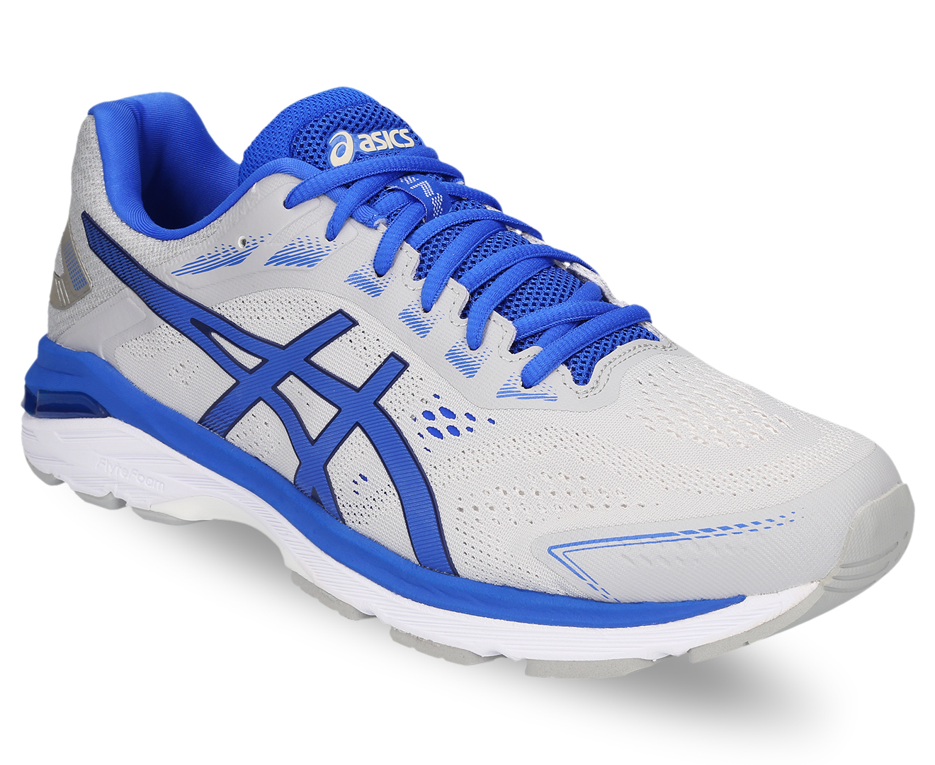 ASICS Men's GT-2000 7 Lite-Show Running Shoes - Mid Grey/Illusion Blue ...