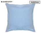 Bambury Charleston European Pillowcase - Blue