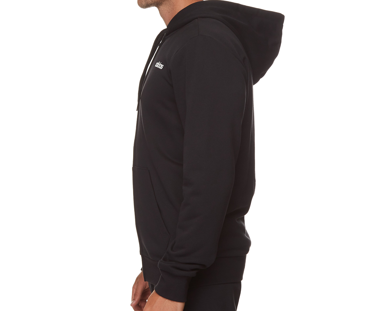 adidas men's essential fleece zip hoodie