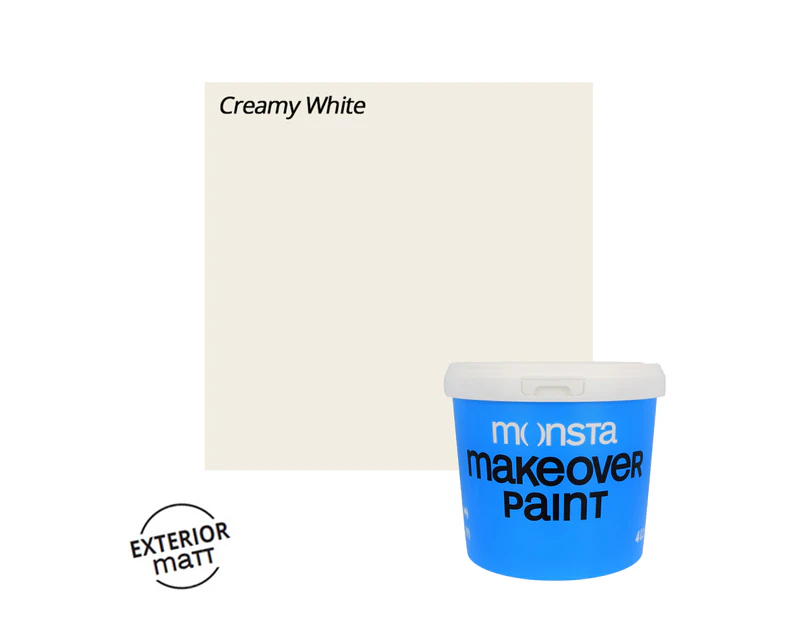 Exterior Makeover Paint - Creamy White - Matt