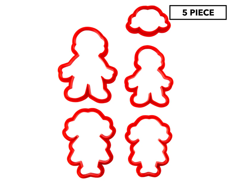 Pantry Magic 5-Piece PVC Cookie Cutter Boys & Girls Set