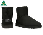 Australian Leather Ultra Short Ugg Boot - Black