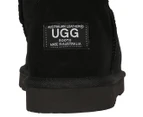 Australian Leather Classic Short Ugg Boot - Black