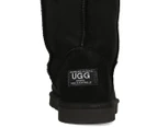 Australian Leather Classic Long Ugg Boot - Black