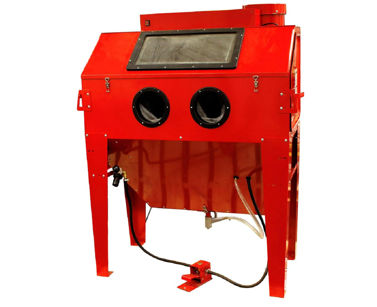 Sandblaster Sandblasting Cabinet 420L Industrial Heavy Duty W/ Vacuum System