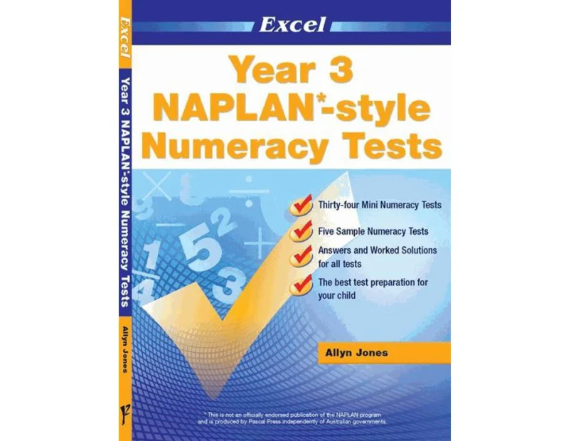 Excel NAPLAN-style Numeracy Tests : Year 3