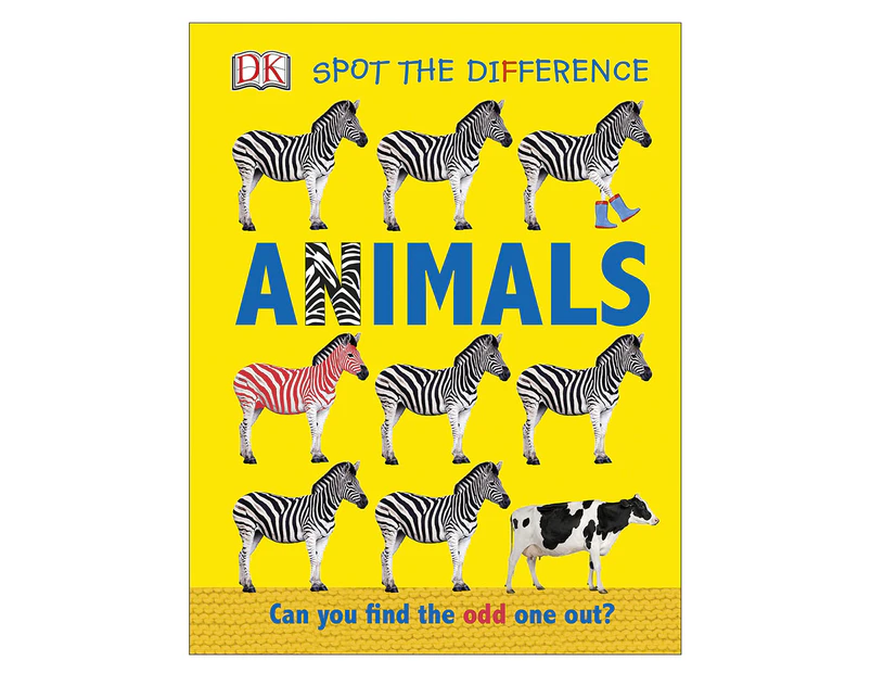 Spot The Difference: Animals Board Book