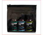 Coconut Tree Get Set Travel Pack -Argan Shampoo , Argan Conditioner, Lemongrass Body Wash.