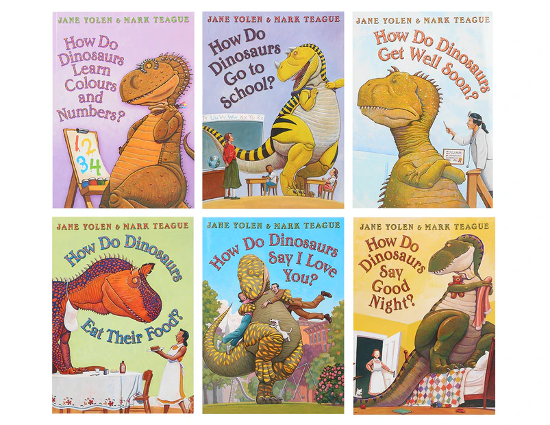 How Do Dinosaurs 6-Book Set by Jane Yolen & Mark Teague