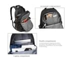 CoolBELL Multi-compartment Laptop Backpack-Black 5