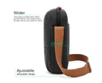 CoolBELL 10.6 Inches Carrying Handbag-Canvas black