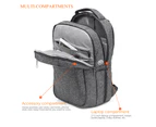 CoolBELL 15.6 Inch Multi-compartment Backpack-Grey