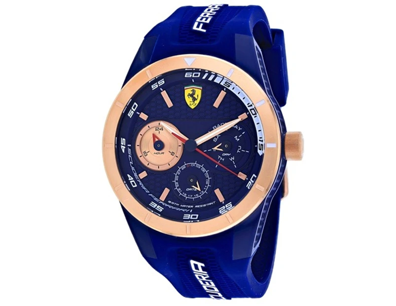 Ferrari Scuderia Men's Race Day Blue/Blue - 830379Watch