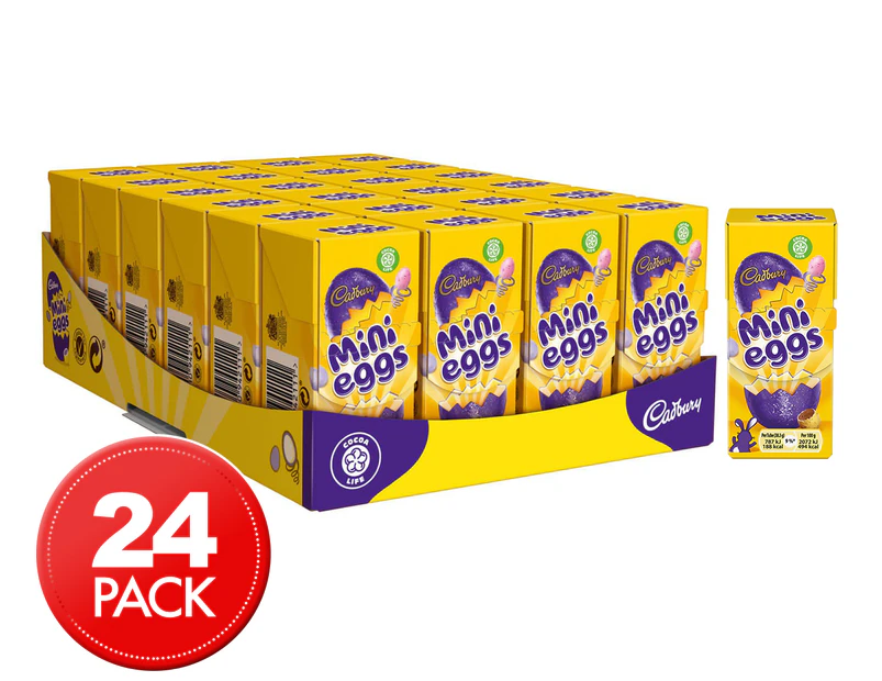 24 x Cadbury Mini Eggs Pocket Pack 38.3g