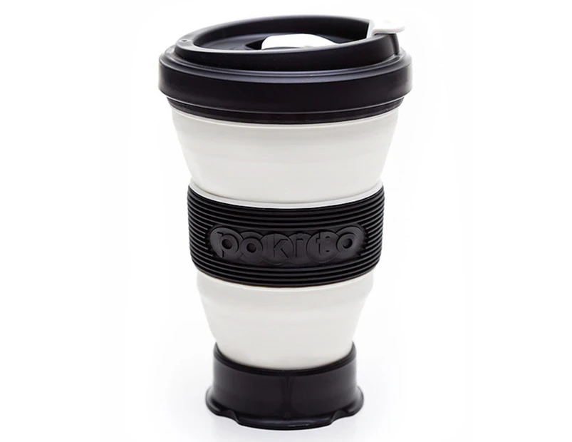 Pokito 3-in-1 Reusable Collapsible Coffee Cup - Blackberry