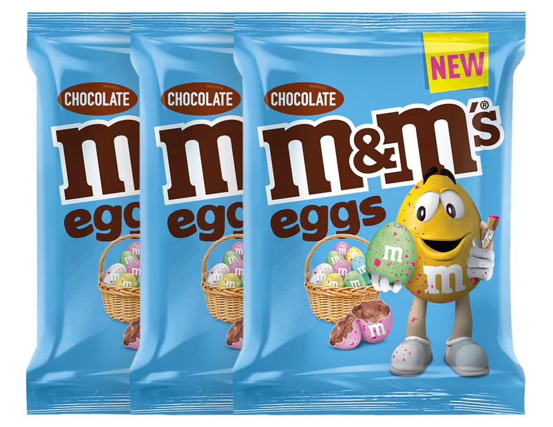 M&M's Milk Chocolate Mini Eggs In Sugar Shell Delicious 80g