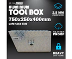 UnderTray Left Hand Side Aluminium Tool Box Ute Truck