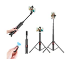 YK-8688 55'' Flexible Tripod Selfie Stick Support Stand with BT Remote for iPhone Samsung for GoPro Hero 6/5/4/3+ DSLR Camera