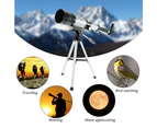 Outdoor HD Monocular 150X Refractive Space Astronomical Telescope Travel Spotting Scope with Portable Tripod Adjustable Lever
