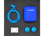 For Apple AirPods Dark Blue Shockproof Case Set