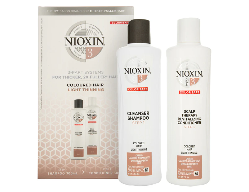 Nioxin System 3 Shampoo & Conditioner Duo 300mL