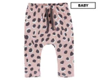 Gem Look Baby Leopard Legging - Blush