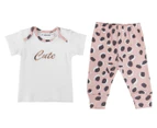 Gem Look Baby Size 0-6 Months Leopard Theme 100% Cotton 6-Piece Set