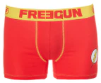 Freegun Justice League The Flash Cotton Boxer 2-Pack - Red/Black