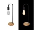 Seabrook Timber Stylish Desk Lamps Black 5