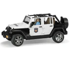 Bruder 1:16 Jeep Rubicon Police Car w/ Policeman Toy