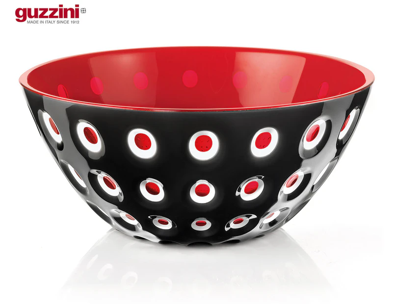 Guzzini 25cm Murrine Bowl - Black/White/Red