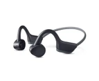 Excelvan J20 Wireless Bluetooth Bone Conduction Headphone Foldable Headset Open-Ear Stereo Sports Earphones-Gray