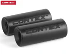 Cortex 2-Piece 50mm Thick Bar Grip Set - Black