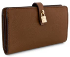 Michael Kors Adele Slim Bifold Leather Wallet - Brown