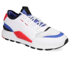 Puma Men's RS-0 Sound Sneakers Shoes - White/Dazzling Blue/Red