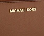 Michael Kors Jet Set Travel Continental Leather Wallet - Brown