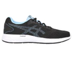 ASICS Women's Patriot 10 Running Sports Shoes - Black/Skylight