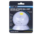 Brillar Motion Activated Swivel Ball Light - White